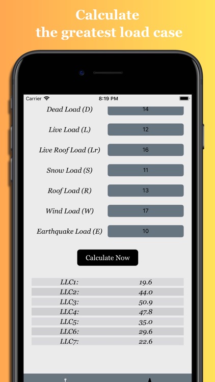 Load Case Combo Calculator