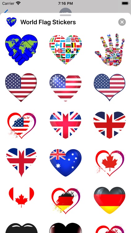 World Flag Sticker Pack