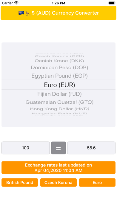 AUD $ Currency Converter screenshot 4