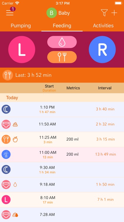 Breastfeeding Newborn tracker screenshot-0