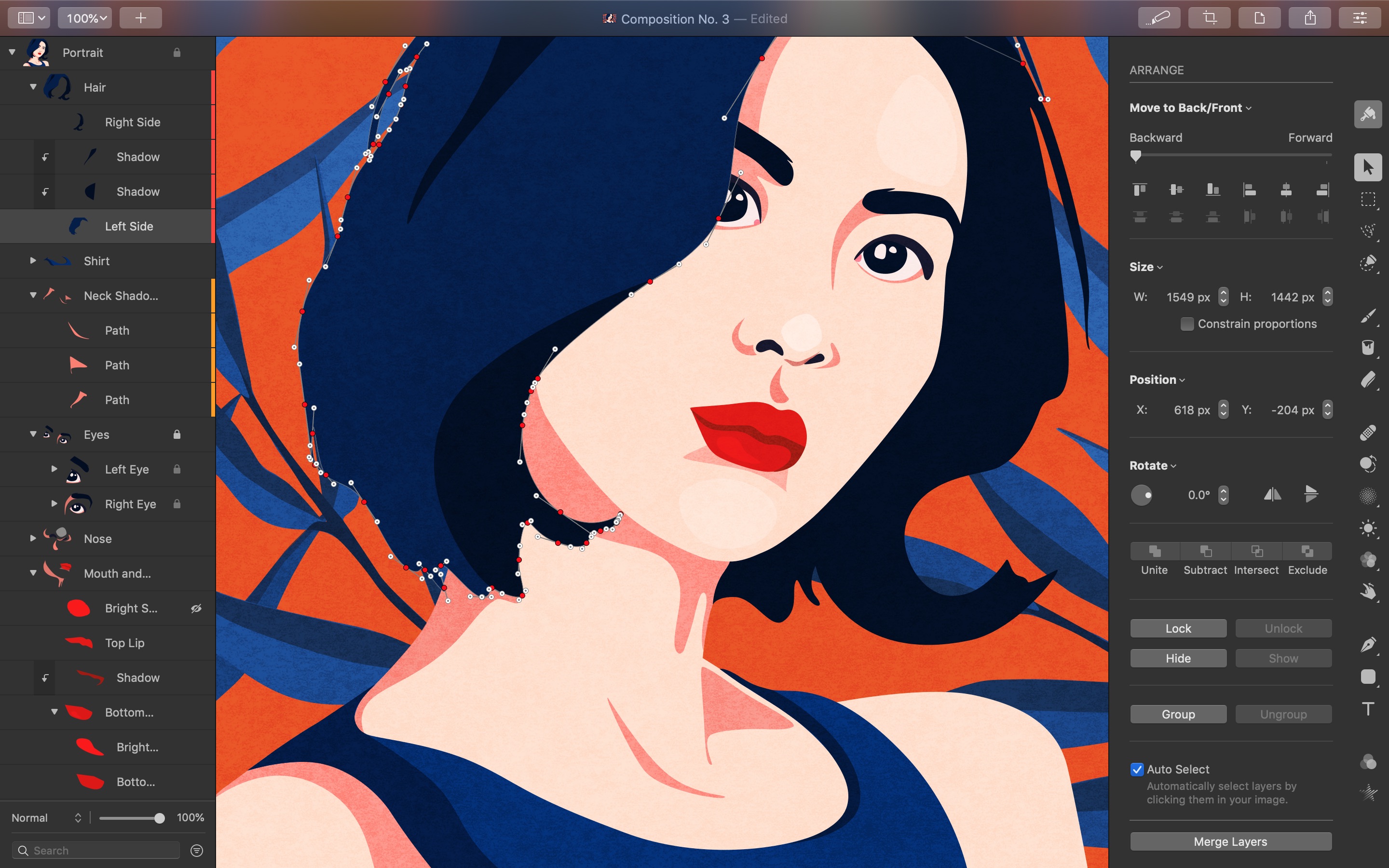 Screenshot do app Pixelmator Pro