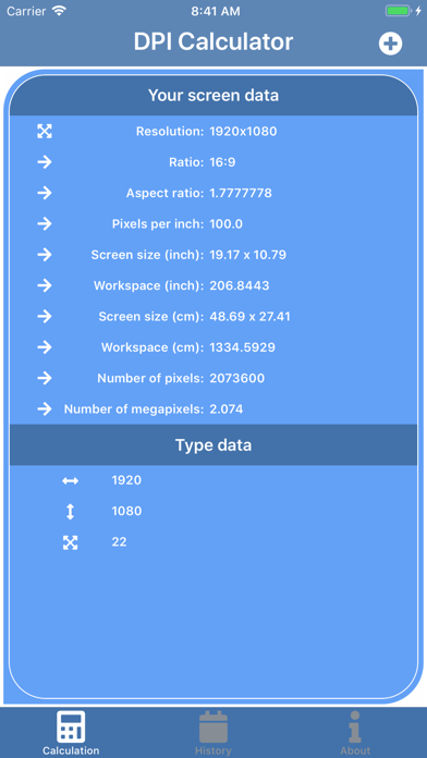 DPI Calculator by Fefercode screenshot 2