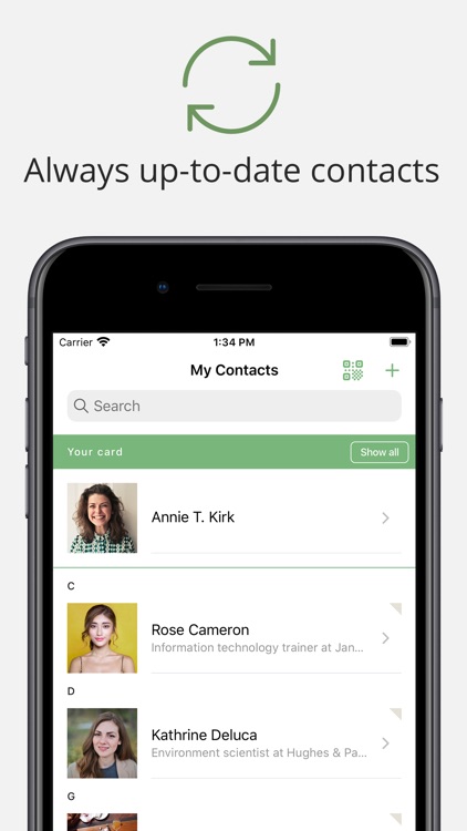 everoo - contacts up to date
