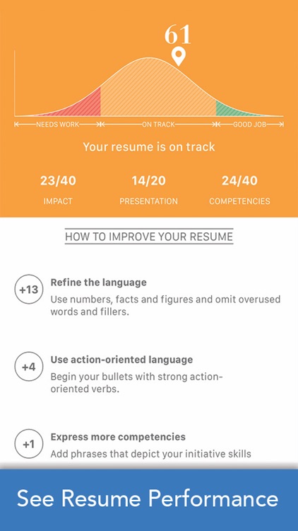 VMock Resume-SMART CV Analysis