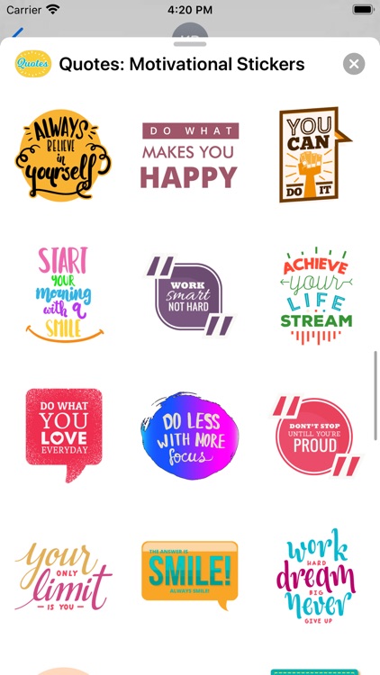 Quotes: Motivational Stickers screenshot-6