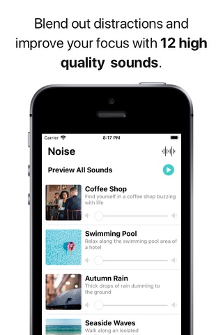 Noise – Mix HD Ambient Sounds - náhled