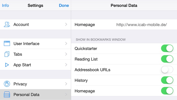 iCab Mobile (Web Browser) screenshot-4