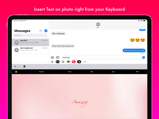 Fonts Keyboard with Themes screenshot 4