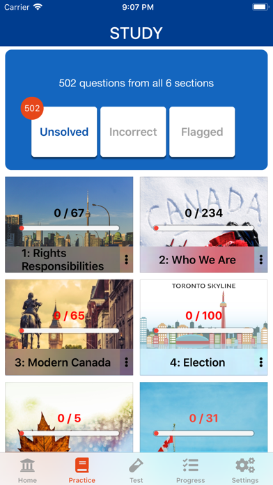 Canada Citizenship: Test screenshot 2