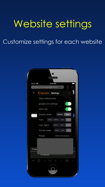 Dark Night Browser screenshot-4