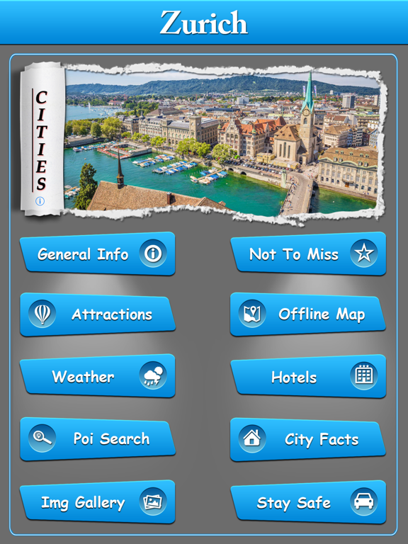 Zurich Offline Map Travelのおすすめ画像1