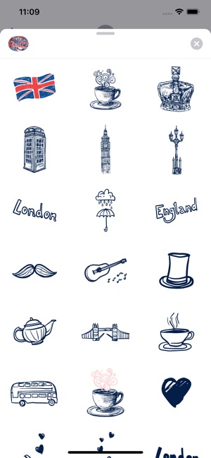 Love London Doodle Stickerpack(圖2)-速報App