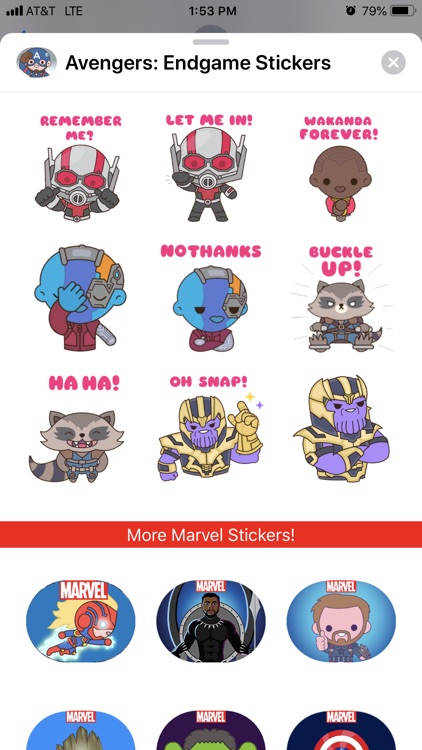 Avengers: Endgame Stickers by Marvel Entertainment