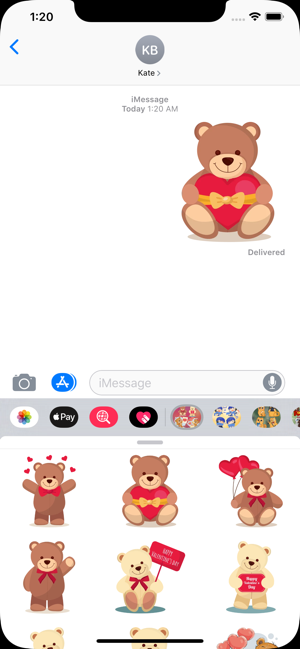 Cute bears Stickers(圖2)-速報App