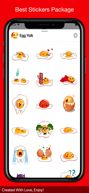 Egg Yolk Stickers(圖2)-速報App