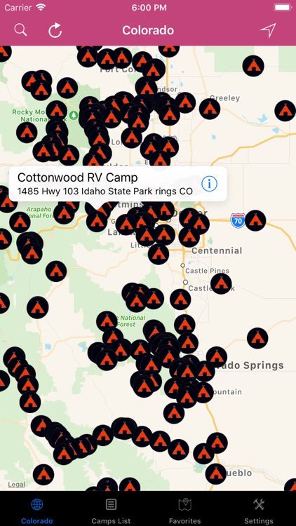 Colorado – Campgrounds & RV's screenshot-0