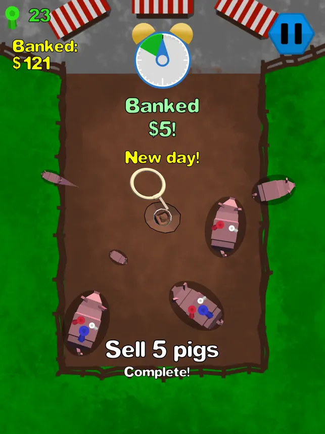 Big Pig Ranch, game for IOS