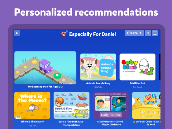 TinyTap - Kids Learning Games Screenshot 1