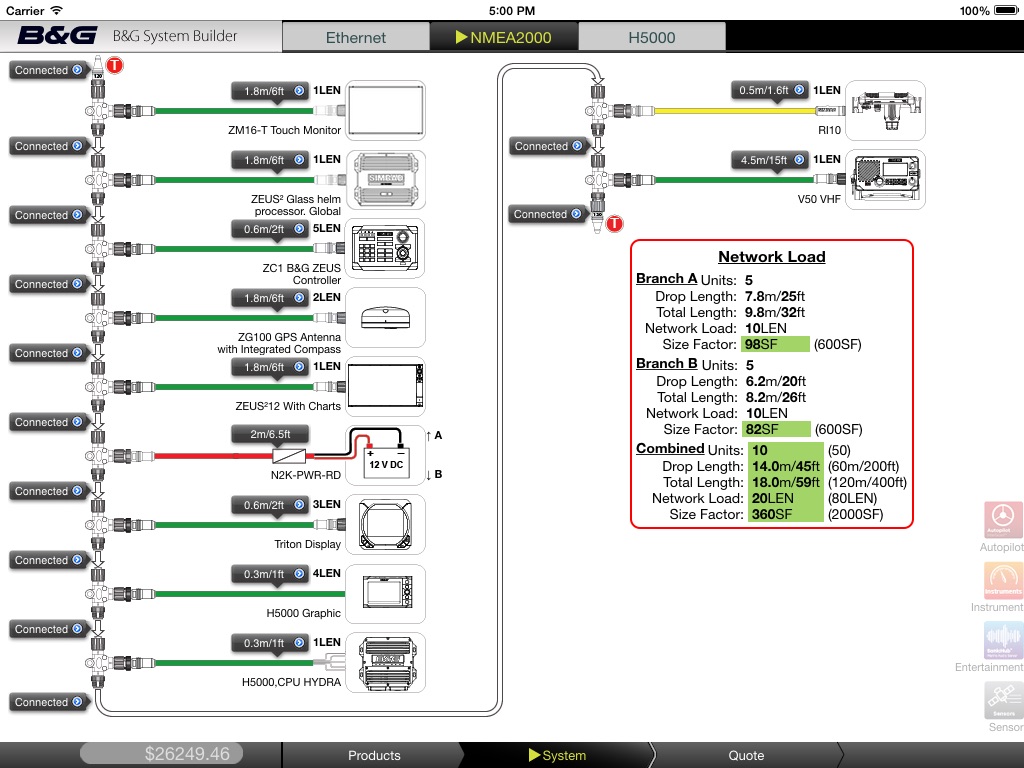 B&G System Builder screenshot 3