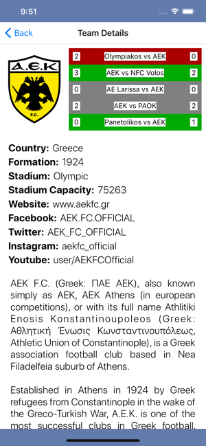 InfoLeague, Greek Super League(圖5)-速報App