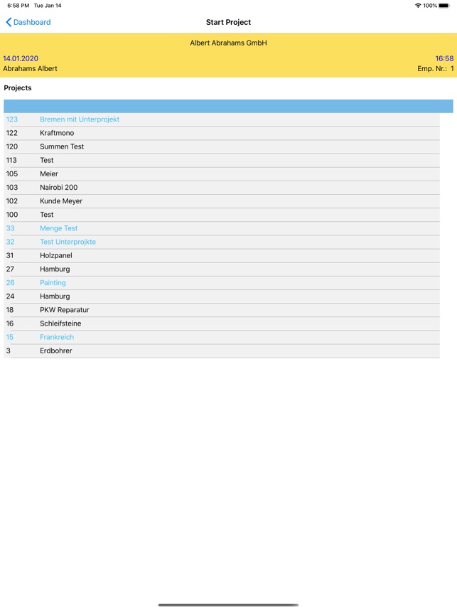 Krutec Zeiterfassung V6 Im App Store