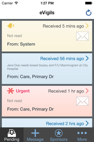 eVpatient screenshot 2