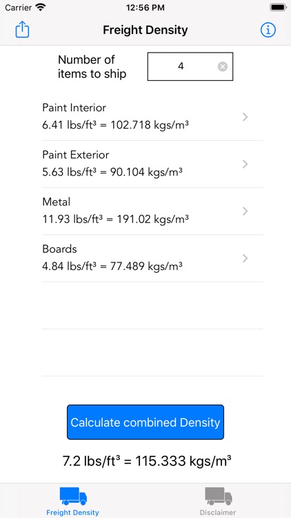 Freight Density