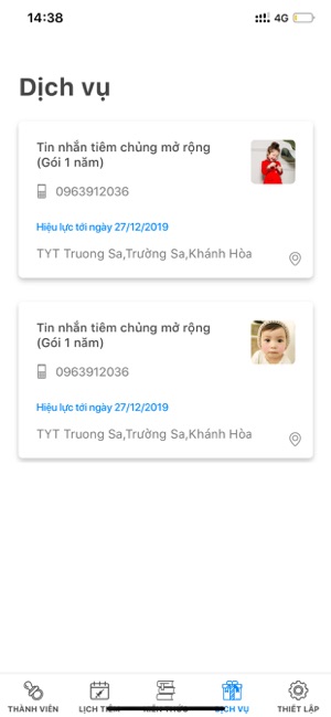 Sổ tiêm chủng gia đình