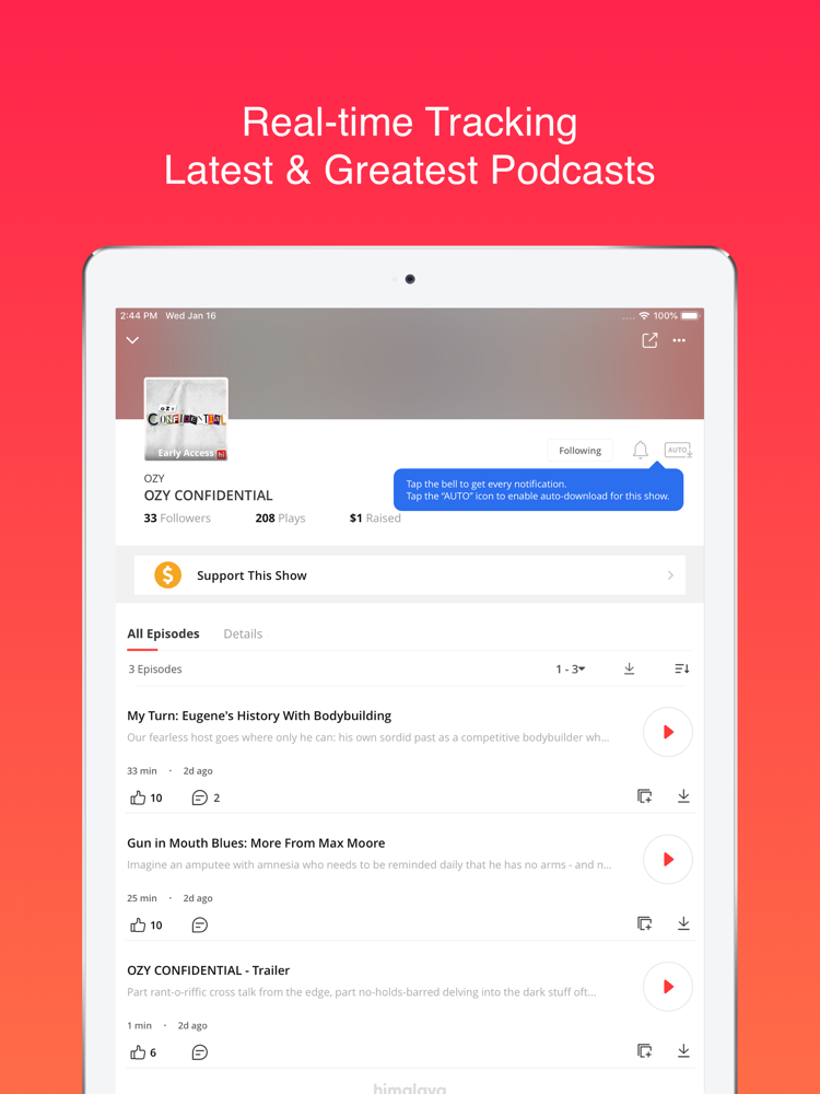 Himalaya Podcast Player App for iPhone - Free Download ...