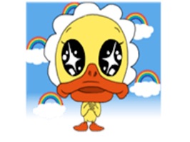 Funny Little Duck Sticker