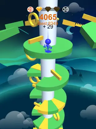 Captura de Pantalla 3 Hop Ball-Bounce On Stack Tower iphone