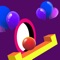 Provide the balance of the ball by blowing up the baloons and avoid from the wrong holes to survive until finding the correct hole