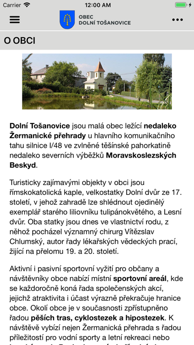 Obec Dolní Tošanovice screenshot 2