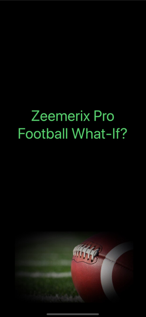 Zeemerix Pro Football What-If