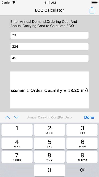 EOQ Calculator screenshot-6