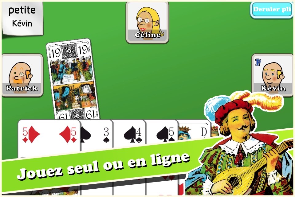 Jeu de Tarot (3, 4, 5 joueurs) screenshot 2