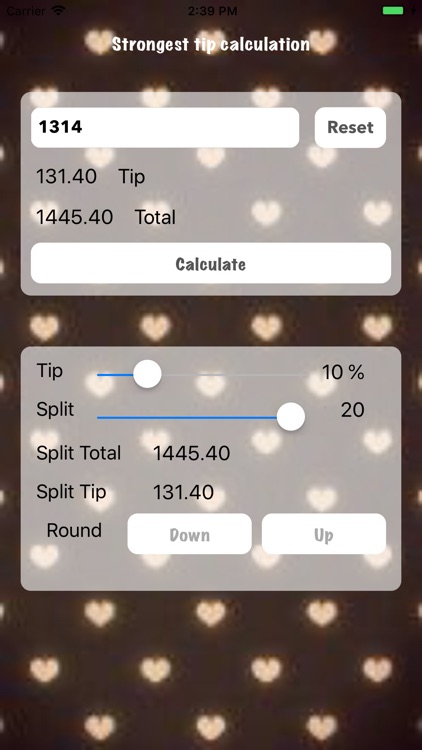 Strongest tip calculation