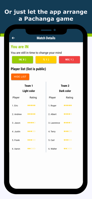 IMIN - Sport Teams Manager app(圖7)-速報App