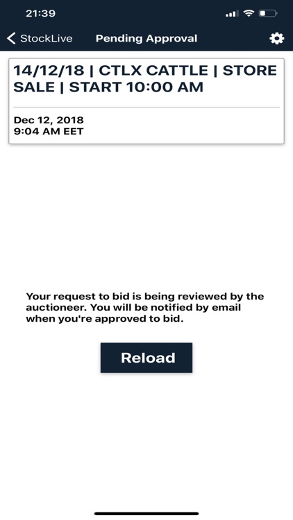 StockLive Mobile Bidding
