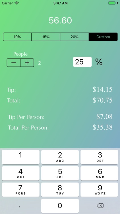 Tip and Discount Calculator