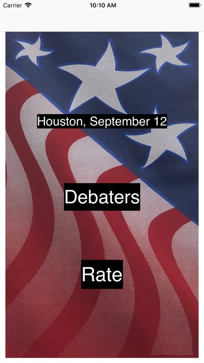 Rate the Debate