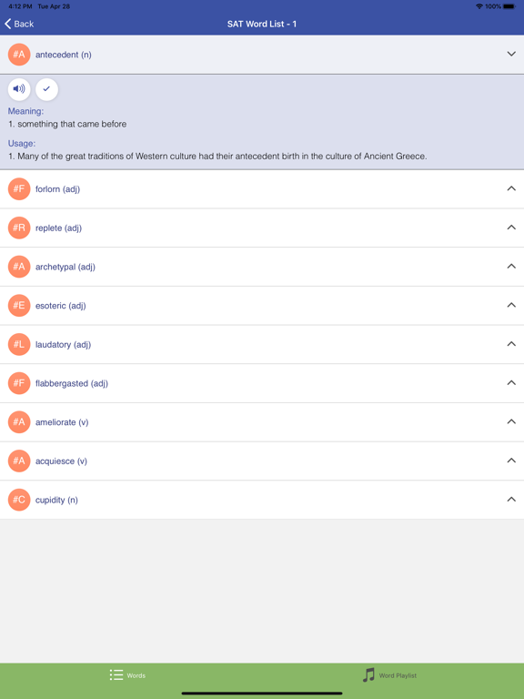 Screenshot #5 pour WordSmart prep for SAT®(Set 1)