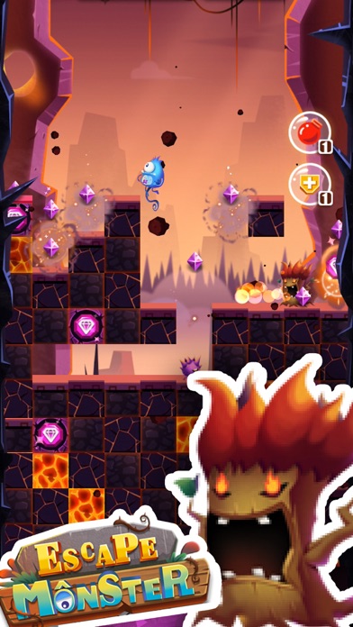 Escape Monster : Canyon Crush screenshot 3