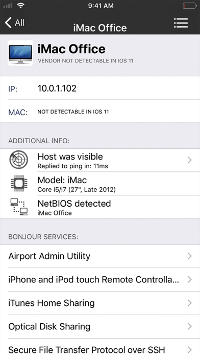 iNet - Network scanner Screenshot 2