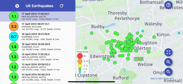 UK Earthquakes(圖5)-速報App