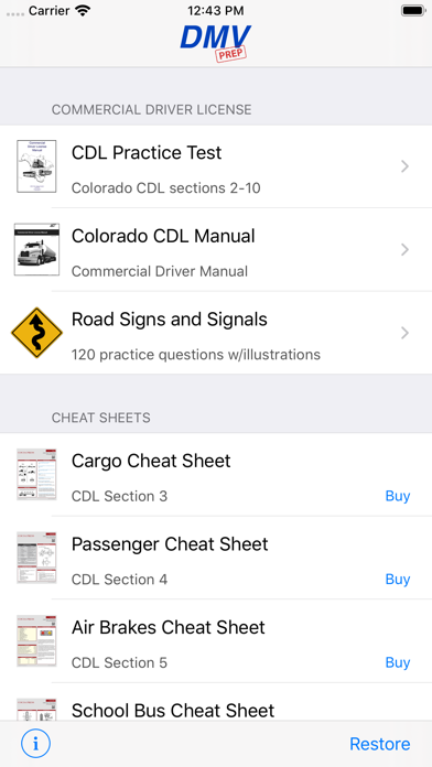 How to cancel & delete Colorado CDL Test Prep from iphone & ipad 1