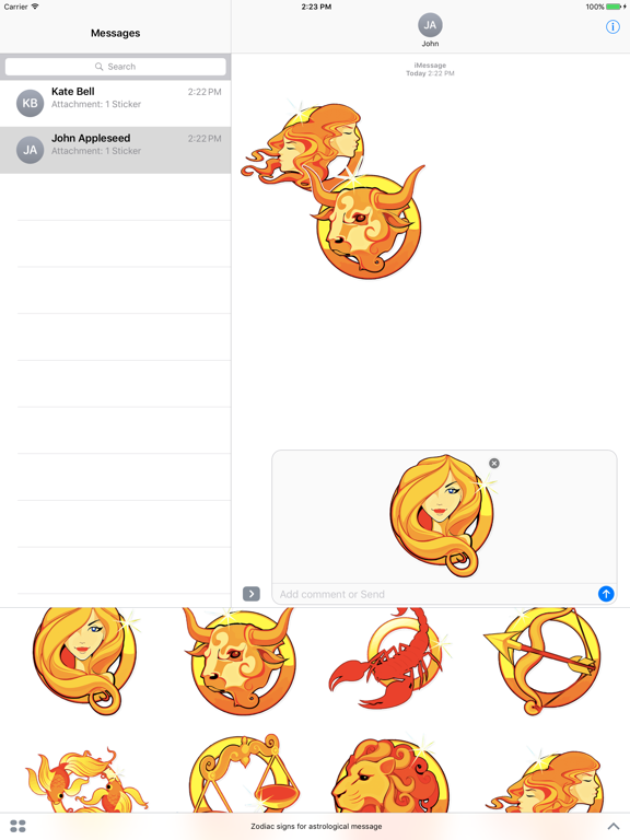 Screenshot #4 pour Zodiac Signs Stickers