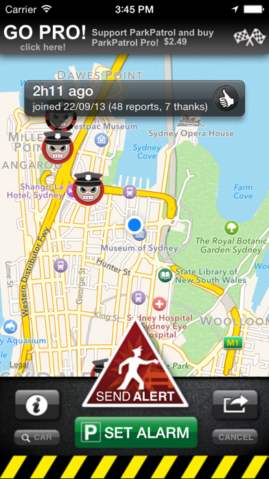 ParkPatrol: Parking officer alerts screenshot