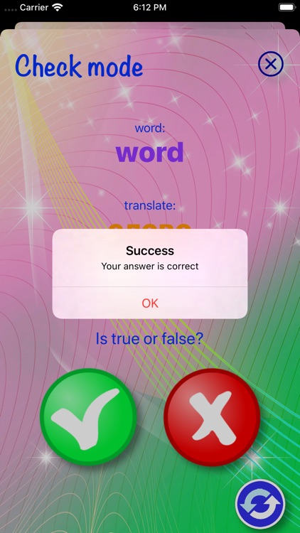 Yes or no translated word screenshot-3