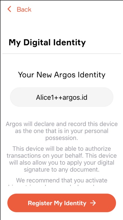 Argos Identity